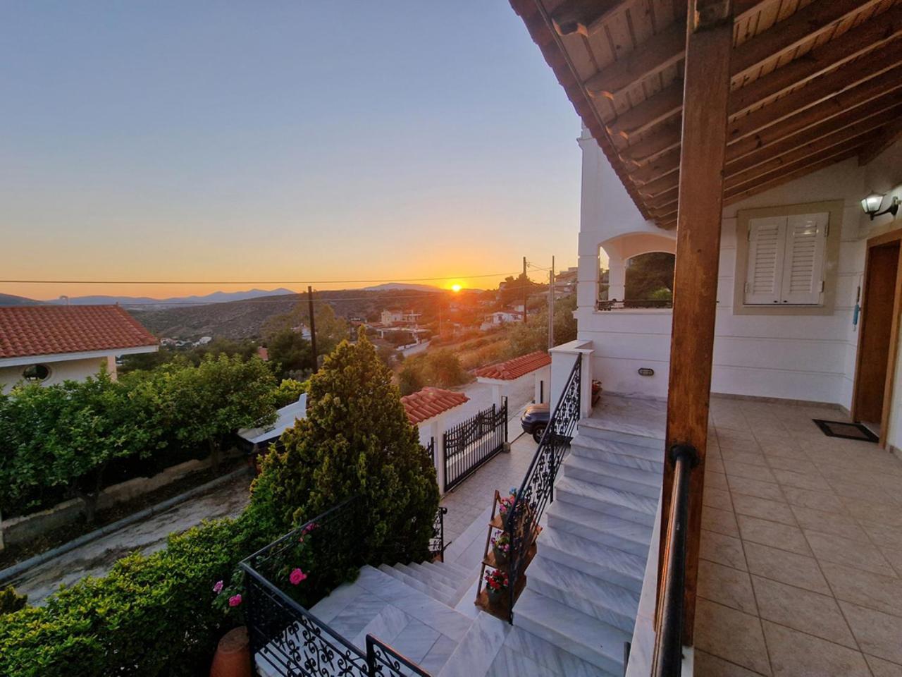 The Mirador Boutique Villa With Scenic Sea View Pórto Ráfti Exterior foto