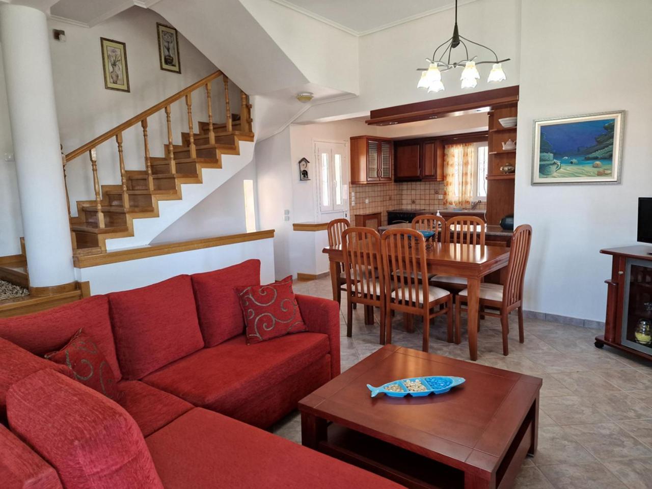 The Mirador Boutique Villa With Scenic Sea View Pórto Ráfti Exterior foto