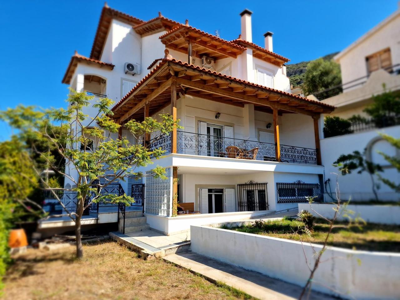 The Mirador Boutique Villa With Scenic Sea View Pórto Ráfti Exterior foto